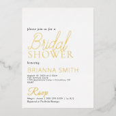 Vrijgezellenfeest voor kalligrafie Echte Folie Folie Uitnodiging (Voorkant)