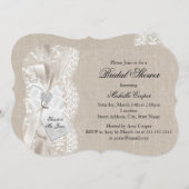   Vrijgezellenfeest voor kant en overlapping Kaart (Voorkant / Achterkant)