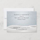 Vrijgezellenfeest voor kerstbruiloft kaart (Achterkant)