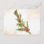 Vrijgezellenfeest voor kerstcadeauscherm  informatiekaartje (Achterkant)