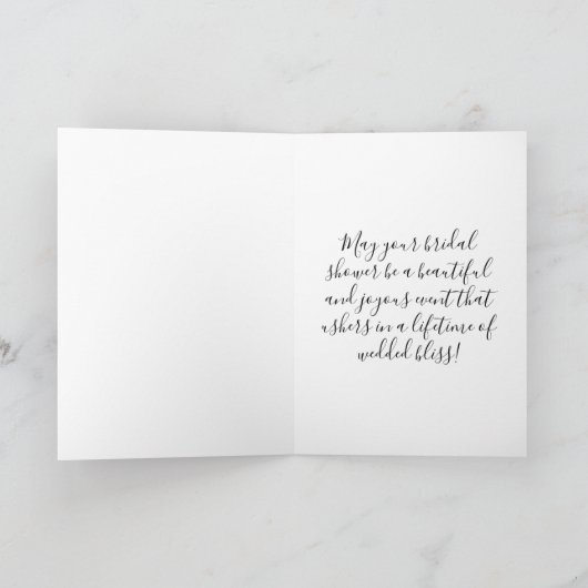 Vrijgezellenfeest voor kleurrijke bruiloft - Kaart (Binnen)