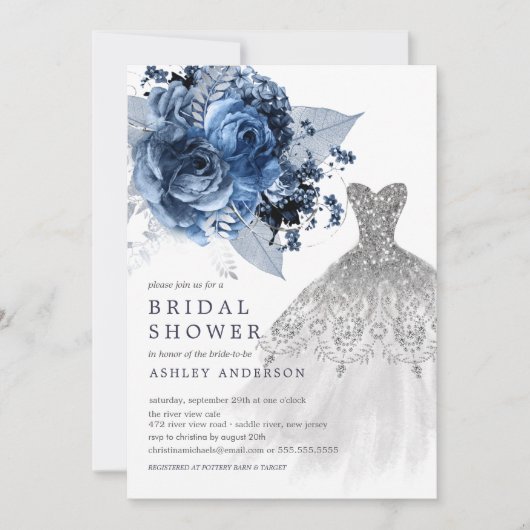 Vrijgezellenfeest voor marineslag en zilveren Flor Kaart (Voorkant)