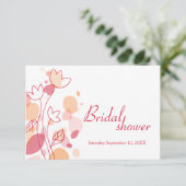 Vrijgezellenfeest voor moderne bloempitten kaart (Staand voorkant)