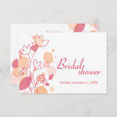 Vrijgezellenfeest voor moderne bloempitten kaart (Voorkant / Achterkant)