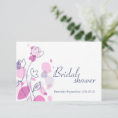 vrijgezellenfeest voor moderne bloempitten kaart (Staand voorkant)