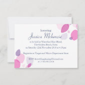 vrijgezellenfeest voor moderne bloempitten kaart (Achterkant)