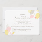 Vrijgezellenfeest voor moderne bloempitten kaart (Achterkant)