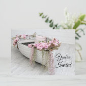 Vrijgezellenfeest voor roeiboten kaart (Staand voorkant)