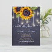 Vrijgezellenfeest voor roestvrij zonnebloemkool kaart (Staand voorkant)