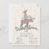 Vrijgezellenfeest voor rustieke bosdieren kaart (Voorkant)