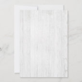 Vrijgezellenfeest voor rustieke kustsardinevis kaart (Achterkant)