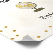 Vrijgezellenfeest voor snacks tijdens de vlucht poster (Hoek)