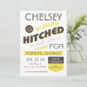  Vrijgezellenfeest voor Typografie Kaart (Staand voorkant)