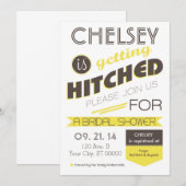  Vrijgezellenfeest voor Typografie Kaart (Voorkant / Achterkant)