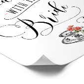  Vrijgezellenfeest voor typografie Tapepartijteken Poster (Hoek)