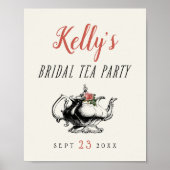  Vrijgezellenfeest voor typografie Tapepartijteken Poster (Voorkant)