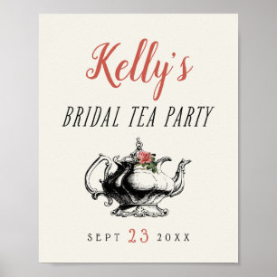  Vrijgezellenfeest voor typografie Tapepartijteken Poster