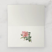  Vrijgezellenfeest voor Typografie Tea Party Plaatskaartje (Binnenkant ongevouwen)