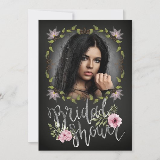 Vrijgezellenfeest voor unieke foto's van zwarte en kaart (Voorkant)