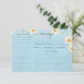 Vrijgezellenfeest voor Waterverf van wilde bloemen (Staand voorkant)