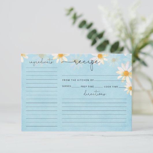 Vrijgezellenfeest voor Waterverf van wilde bloemen (Staand voorkant)