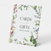 Vrijgezellenfeest voor Waterverf van zomerbloem Reclamebord Met Voetstuk (Voorkant)