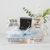 Vrijgezellenfeest voor wedrennen en gordels kaart (Staand voorkant)