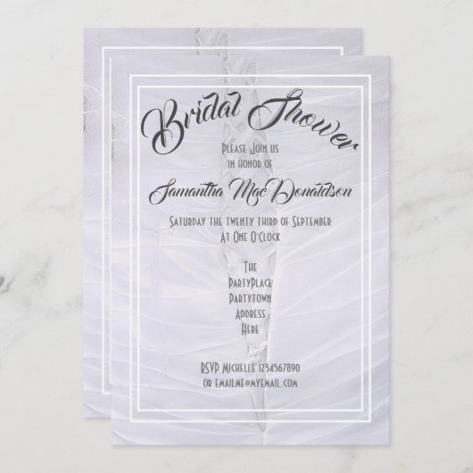 Vrijgezellenfeest voor witluciferjurk kaart (Voorkant / Achterkant)