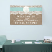 Vrijgezellenfeest voor zandband - Turquoise Spandoek (Beurs)