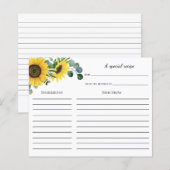 Vrijgezellenfeest voor zonnebloemen (Voorkant / Achterkant)