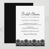 Vrijgezellenfeest voor zwart-wit leace kaart (Voorkant / Achterkant)