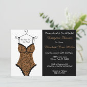 Vrijgezellenfeest voor zwarte en bruine corset-ree kaart (Staand voorkant)