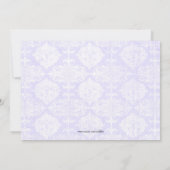 Vrijgezellenfeest voor zwarte en rode corset linge kaart (Achterkant)