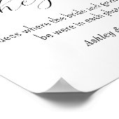 Vrijgezellenfeest Waar waren ze bruiloft spelletje Poster (Hoek)