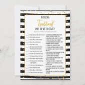 Vrijgezellenfeest waarom we dit spel spelen kaart (Voorkant)