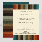  Vrijgezellenfeest, warme herfststrepen Kaart (Voorkant / Achterkant)