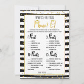 vrijgezellenfeest Wat zit er in je telefoonspel? Kaart (Voorkant)