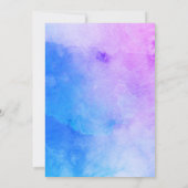 Vrijgezellenfeest Waterverf Beach Weddenschap Kaart (Achterkant)