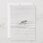 Vrijgezellenfeest Waterverf Boho Floral Feathers W Kaart (Achterkant)