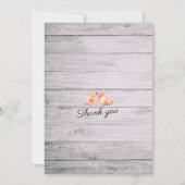 Vrijgezellenfeest Waterverf Boho Floral Rustic Woo Kaart (Achterkant)