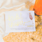 Vrijgezellenfeest Waterverf Champagne Vrijgezellen Folie Uitnodiging