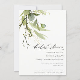 VRIJGEZELLENFEEST WATERVERF COOL LEAFY GREEN FOLIA KAART