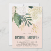 Vrijgezellenfeest waterverf en glitter Rozen Kaart (Voorkant)