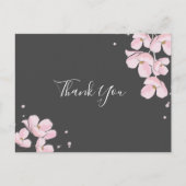 Vrijgezellenfeest Waterverf Floral Cherry Blossom Briefkaart (Voorkant)