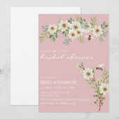 Vrijgezellenfeest Waterverf Floral Daisy Spring In Kaart (Voorkant / Achterkant)