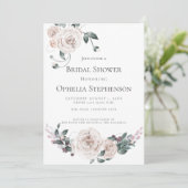 Vrijgezellenfeest | WATERVERF ROOS Aankondiging (Staand voorkant)