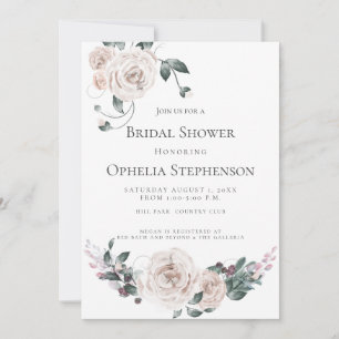 Vrijgezellenfeest   WATERVERF ROOS Aankondiging