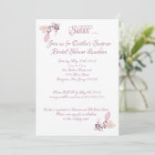 Vrijgezellenfeest, Waterverf Roos Kaart (Staand voorkant)