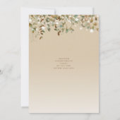 Vrijgezellenfeest waterverf String Lights Lights Kaart (Achterkant)