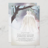 Vrijgezellenfeest | Waterverf trouwjurk Kaart (Voorkant / Achterkant)